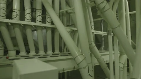 Bread Factory. Bread Preparation. Bakery Bread Factory Video stock 150237013