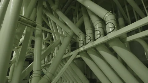 Bread Factory. Bread Preparation. Bakery Bread Factory Stock Footage 150237189