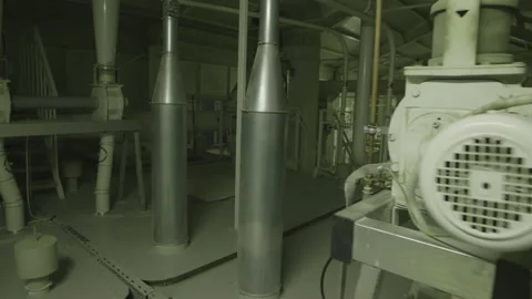 Bread Factory. Bread Preparation. Bakery Bread Factory Stockbeeldmateriaal 150237469