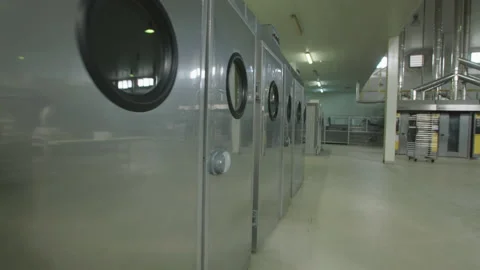 Bread Factory. Bread Preparation. Bakery Bread Factory Stockbeeldmateriaal 150237774