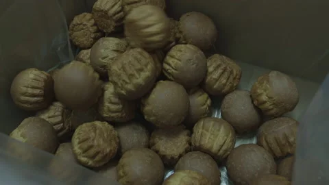 Bread Factory. Bread Preparation. Bakery Bread Factory Stock Footage 150238345