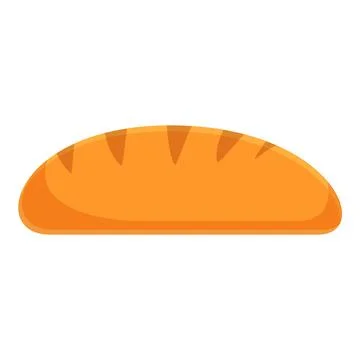 Bread food icon cartoon vector. Making grain bakery Stock Illustration