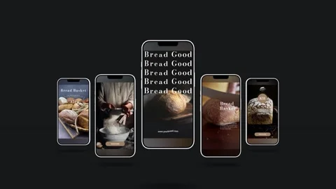 Bread Food Stories After Effects stock