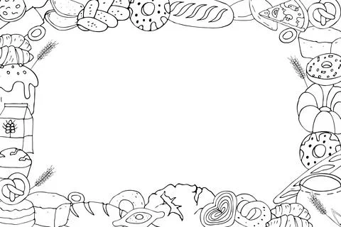Bread frame Stock Illustration