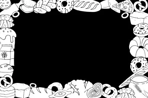 Bread frame Stock Illustration