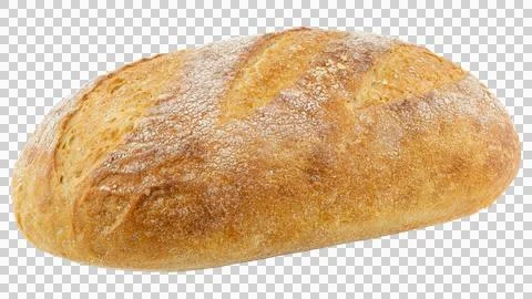 Bread. Fresh loaf of artisan white bread. Stock Photos