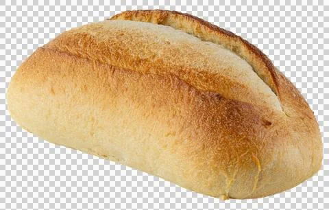 Bread. Fresh white bread loaf with crispy golden crust Stock-Fotos