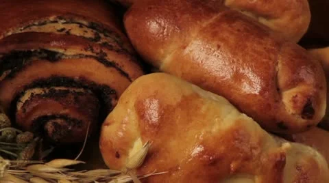 Bread group Stock Footage 10093040