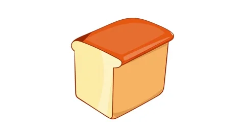 Bread icon animation Stock Footage 157179123