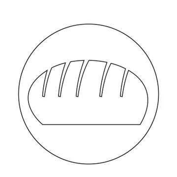 Bread icon Stock Illustration