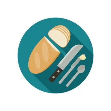 Bread icon Stock Illustration