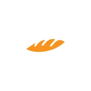 Bread icon. Simple style bread shop big sale poster background symbol. Brea.. Stock Illustration