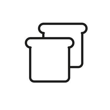 Bread icon vector design templates simple and modern Stock Illustration