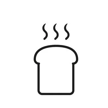 Bread icon vector design templates simple and modern Stock Illustration