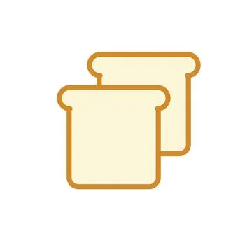 Bread icon vector design templates simple and modern Stock Illustration