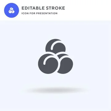 Bread icon vector, filled flat sign, solid pictogram isolated on white, logo Stock Illustration