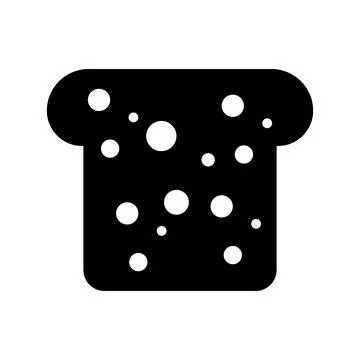 Bread icon vector 스톡 일러스트