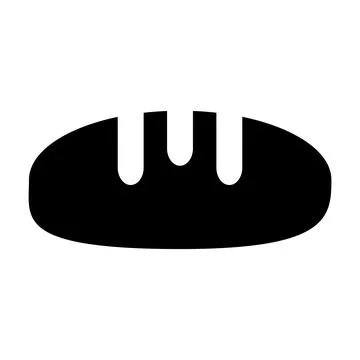Bread icon vector イラスト素材