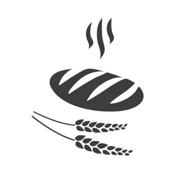 Bread icon vector illustration Stock Illustration