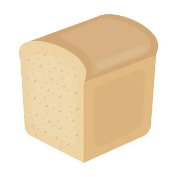 Bread icon of vector illustration for web and mobile 스톡 일러스트