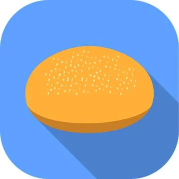 Bread icon of vector illustration for web and mobile Illustrazione stock