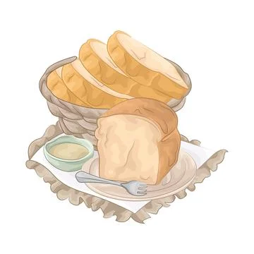 Bread Illustration Stock Illustration