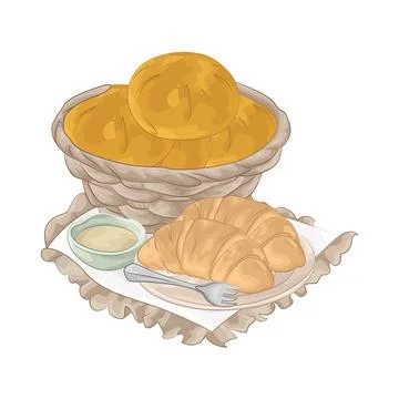 Bread Illustration Stock Illustration