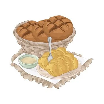 Bread Illustration Stock Illustration