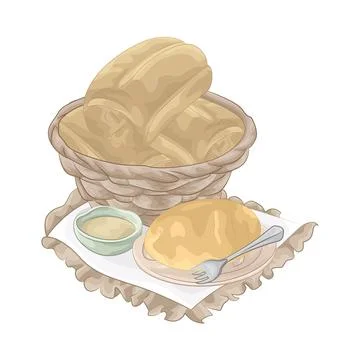 Bread Illustration Stock Illustration