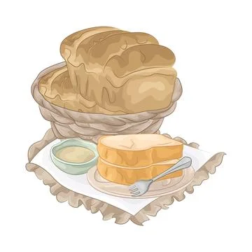 Bread Illustration Stock Illustration