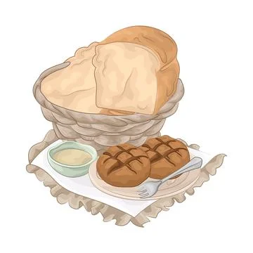 Bread Illustration Stock Illustration