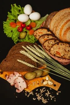 Bread in interior photography Foto stock