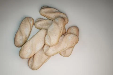 Bread isolated on white background Stock Illustration