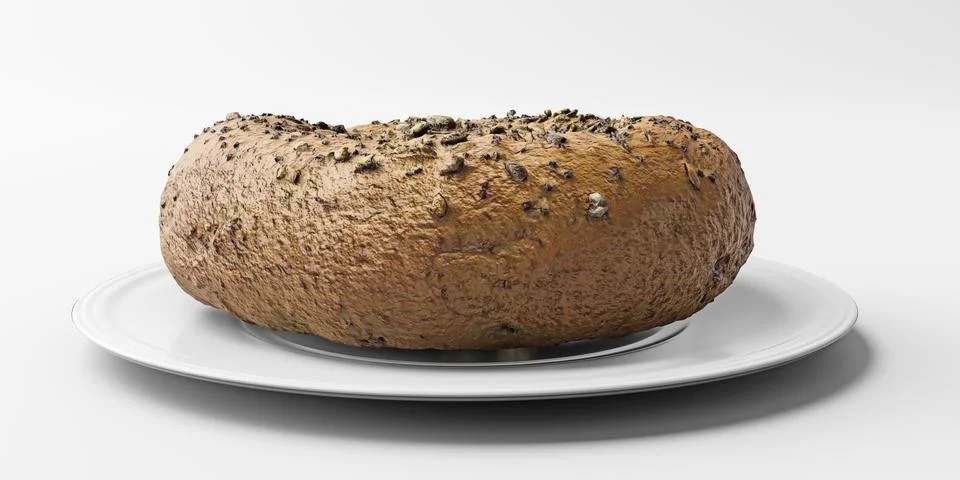 Bread isolated on white background Stock Illustration