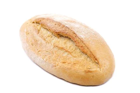 Bread isolated on white background. Stock Photos