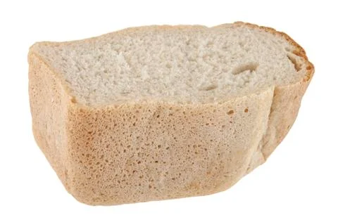 Bread isolated on white background Stock Photos