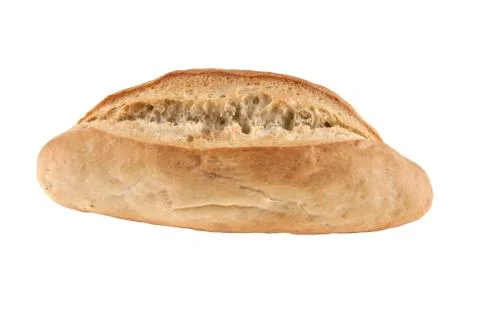 Bread isolated on white background Stock Photos