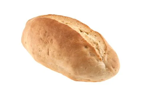 Bread isolated on white background Stock Photos