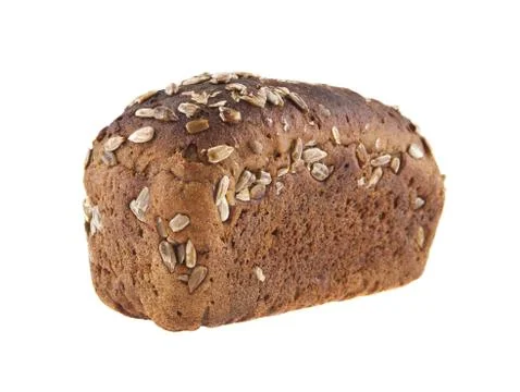 Bread isolated on white background Stock Photos