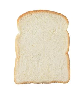 Bread isolated on white background Stock Photos