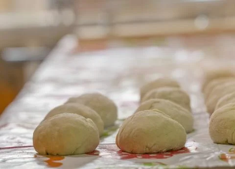 Bread in the kitchen Stock Photos
