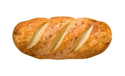 Bread loaf (with clipping path) Stock Photos