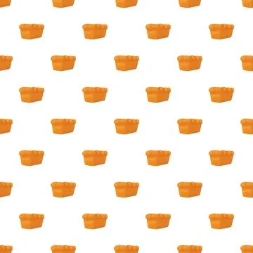 Bread loaf seamless pattern for bakery illustration Stock Illustration