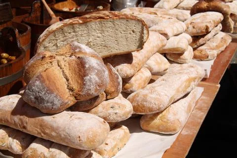 Bread Loaves. Foto stock