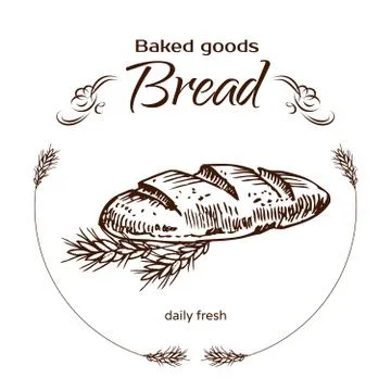 Bread logo Stock Illustration