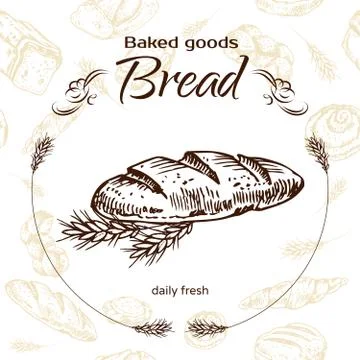 Bread logo Stock Illustration
