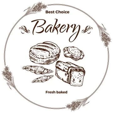 Bread logo Stock Illustration