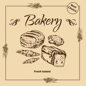 Bread logo Stock Illustration