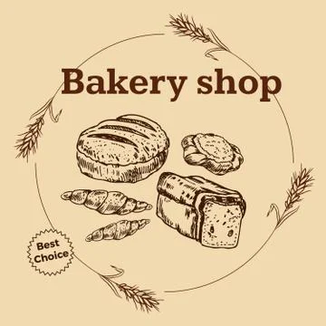 Bread logo Stock Illustration