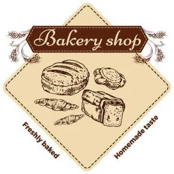 Bread logo Stock Illustration